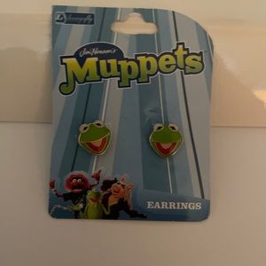 Jim Henson Muppets - Kermit Earrings